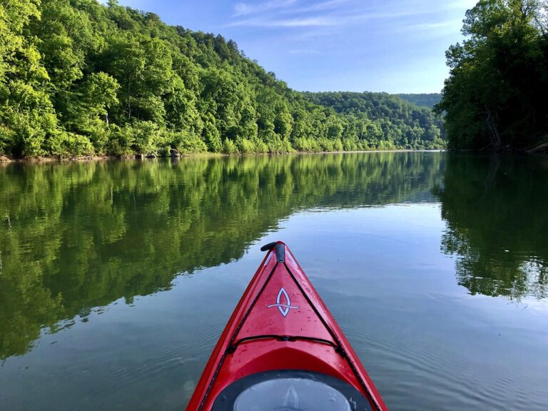 Canoe on the Buffalo River, Arkansas