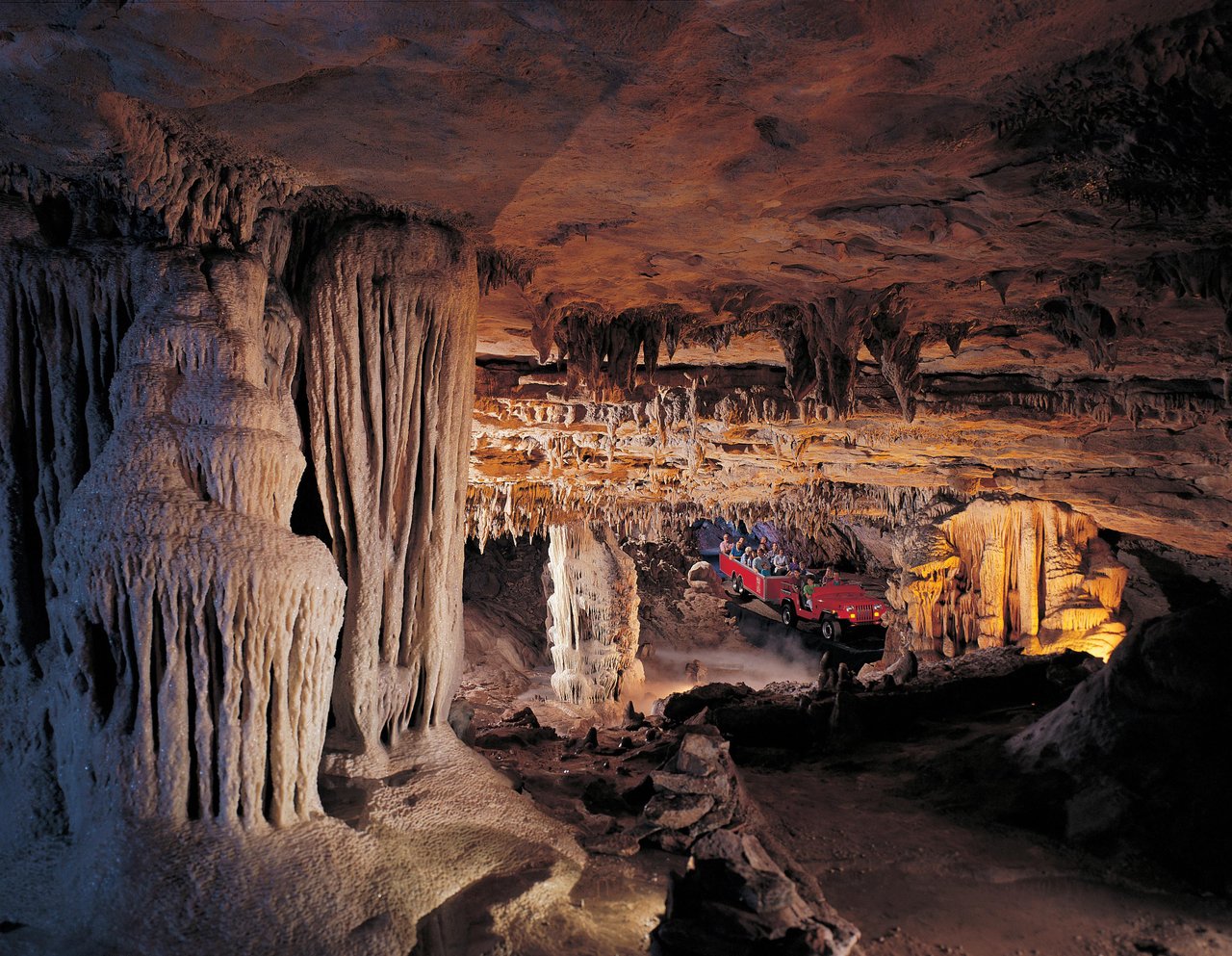 Is the Ozarks a good place to live? Fantastic Caverns near Springfield, Missouri is one attraction that locals and visitors enjoy.