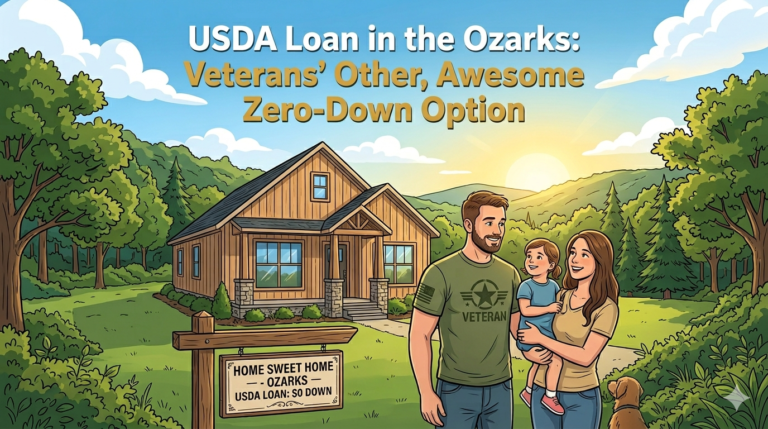Rural home eligible for a USDA loan in the Ozarks