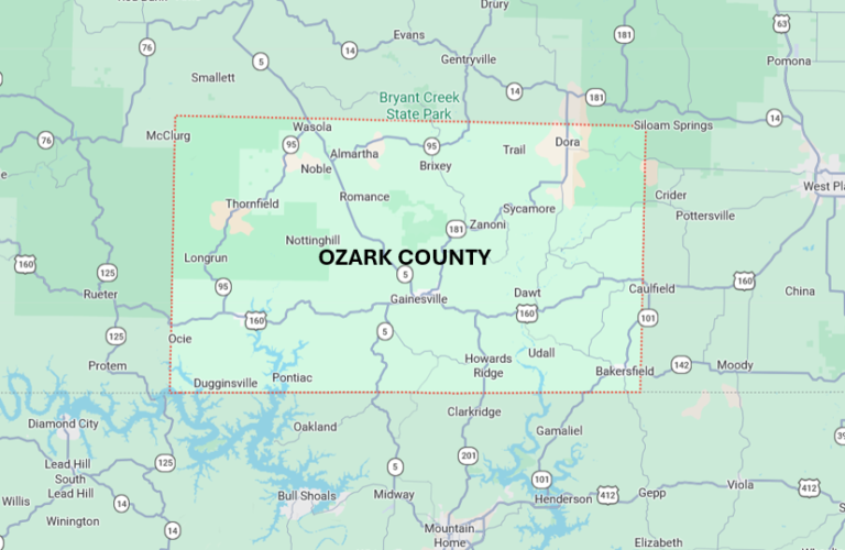 Ozark County, Missouri - rural living in the Ozarks
